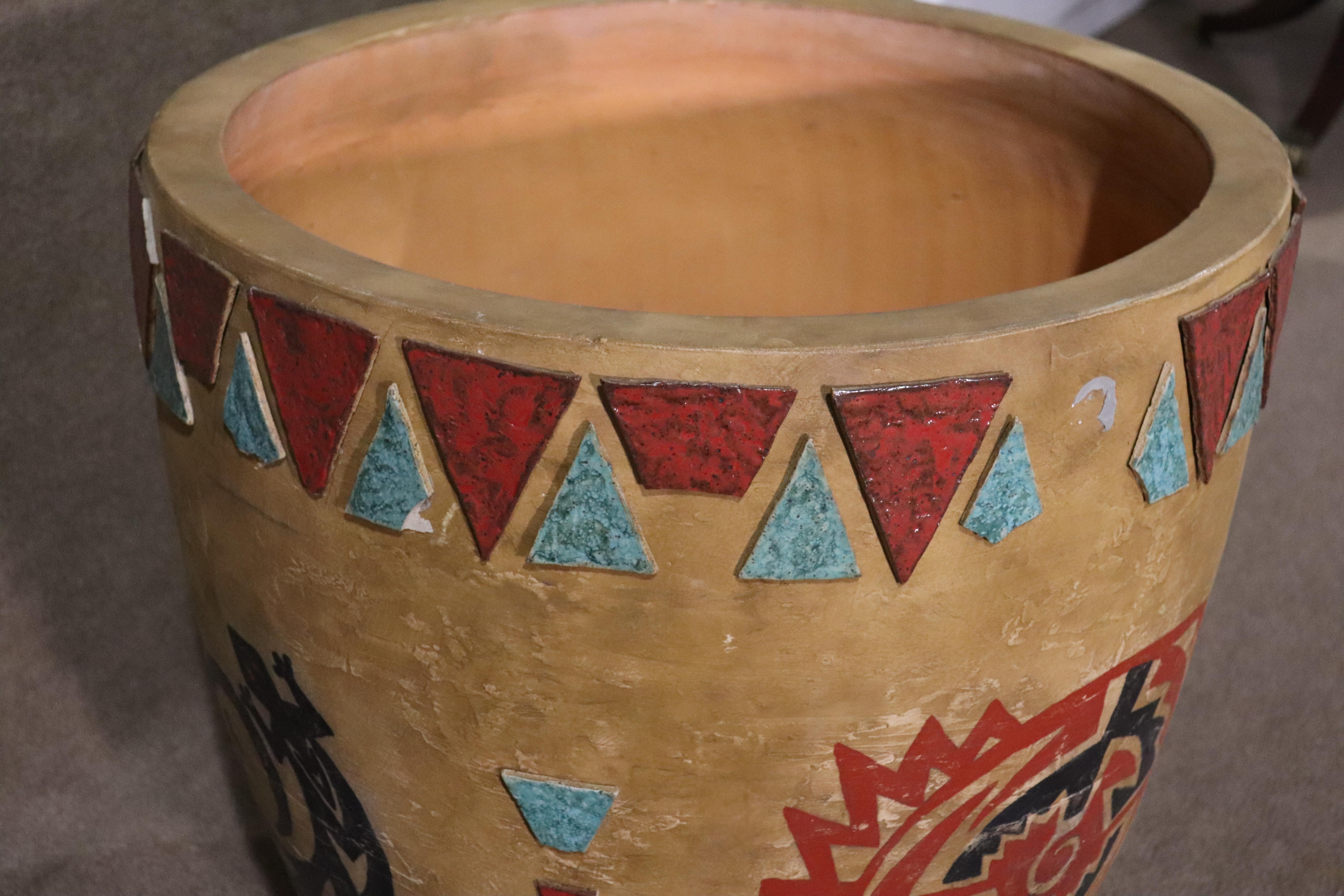 Vase de style amérindien par Campania en vente 1