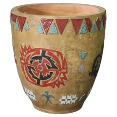 Vintage Native American Style Vase by Campania