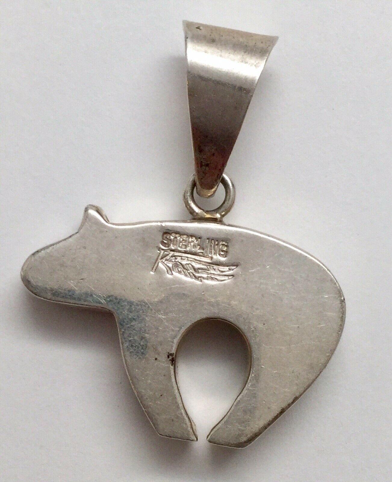 native american bear necklace