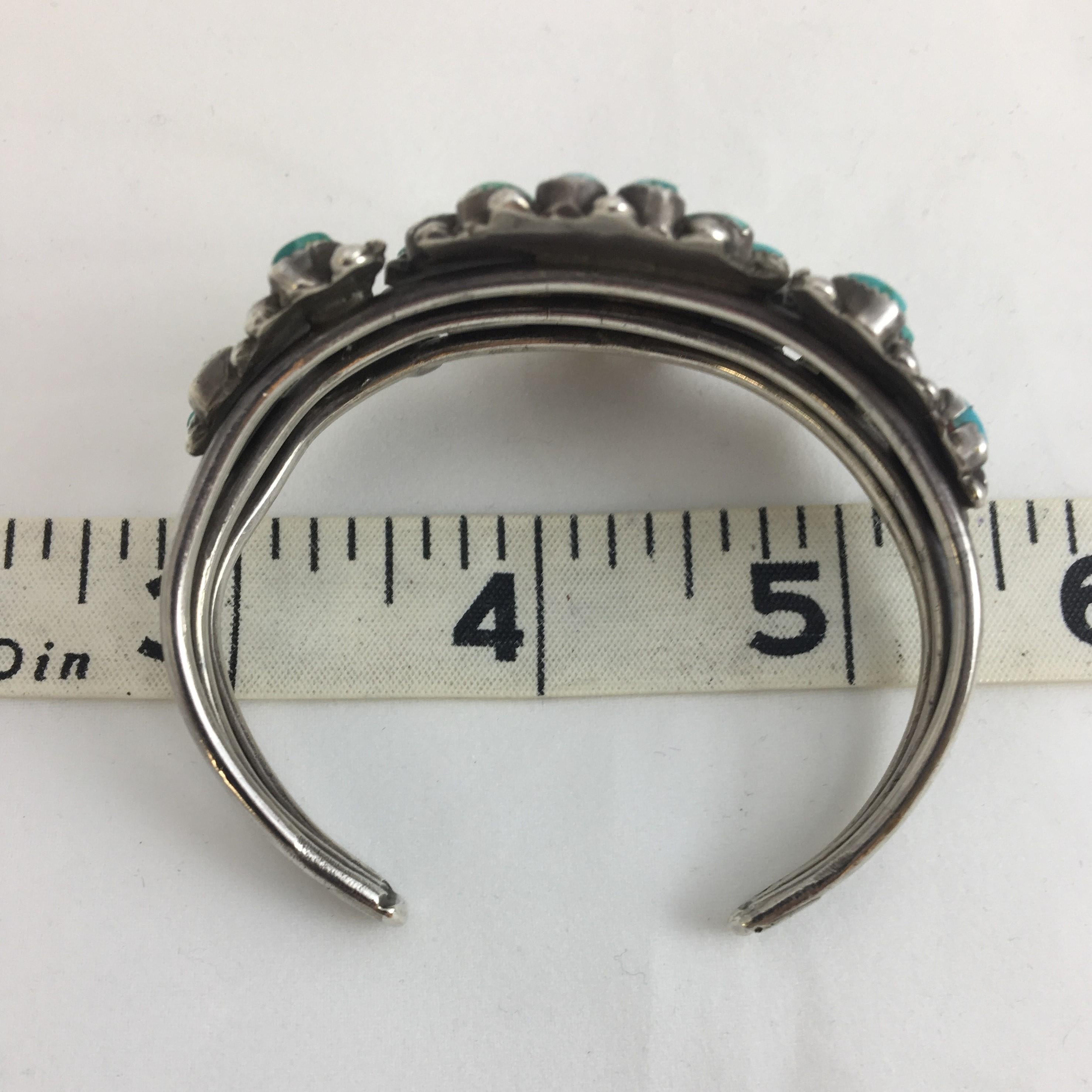 turquoise silver bracelet