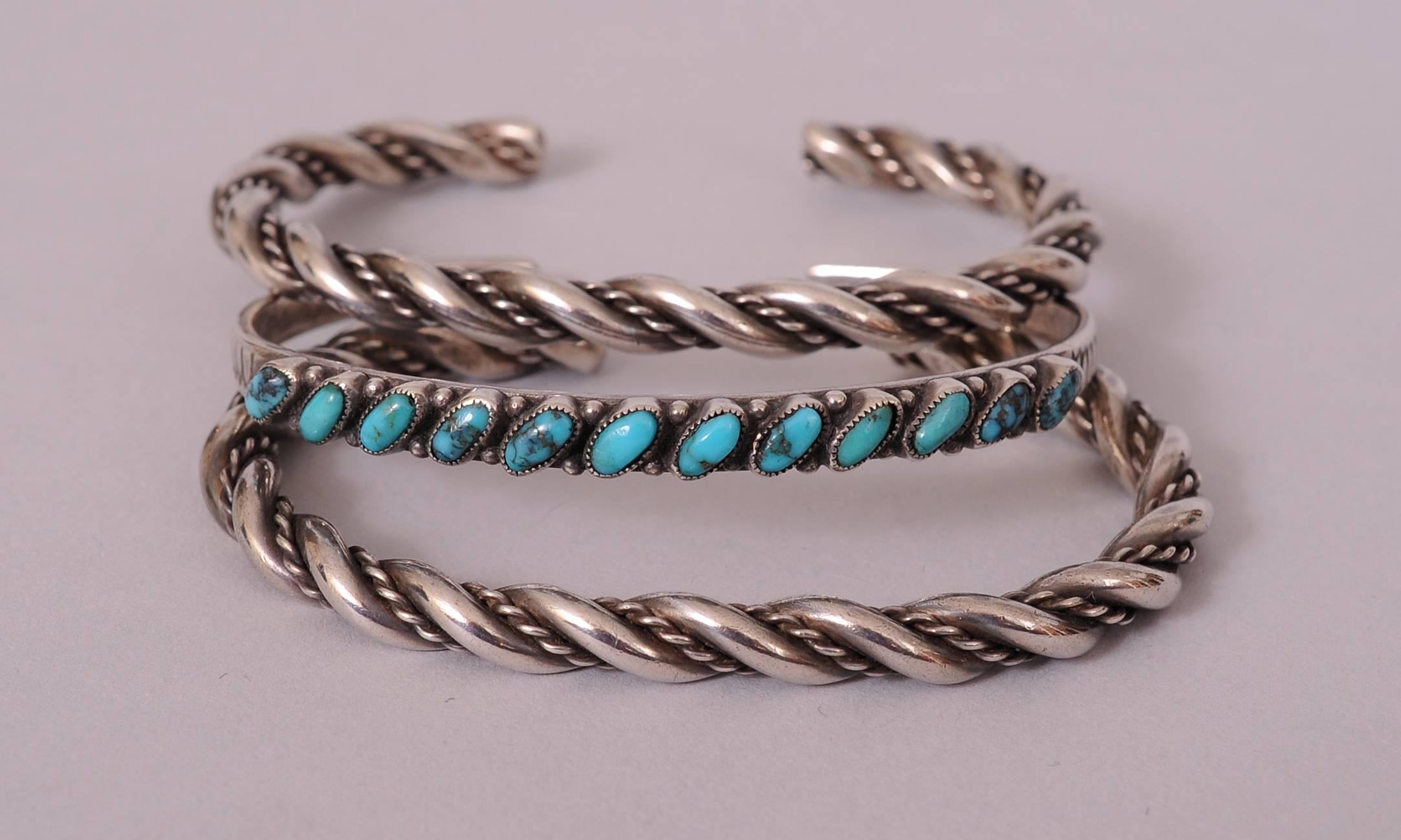 twisted silver cuff bracelet