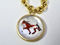 Native American War Pony Pendant
