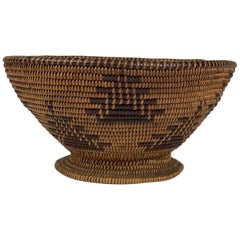Native American Woven Bowl Form Basket