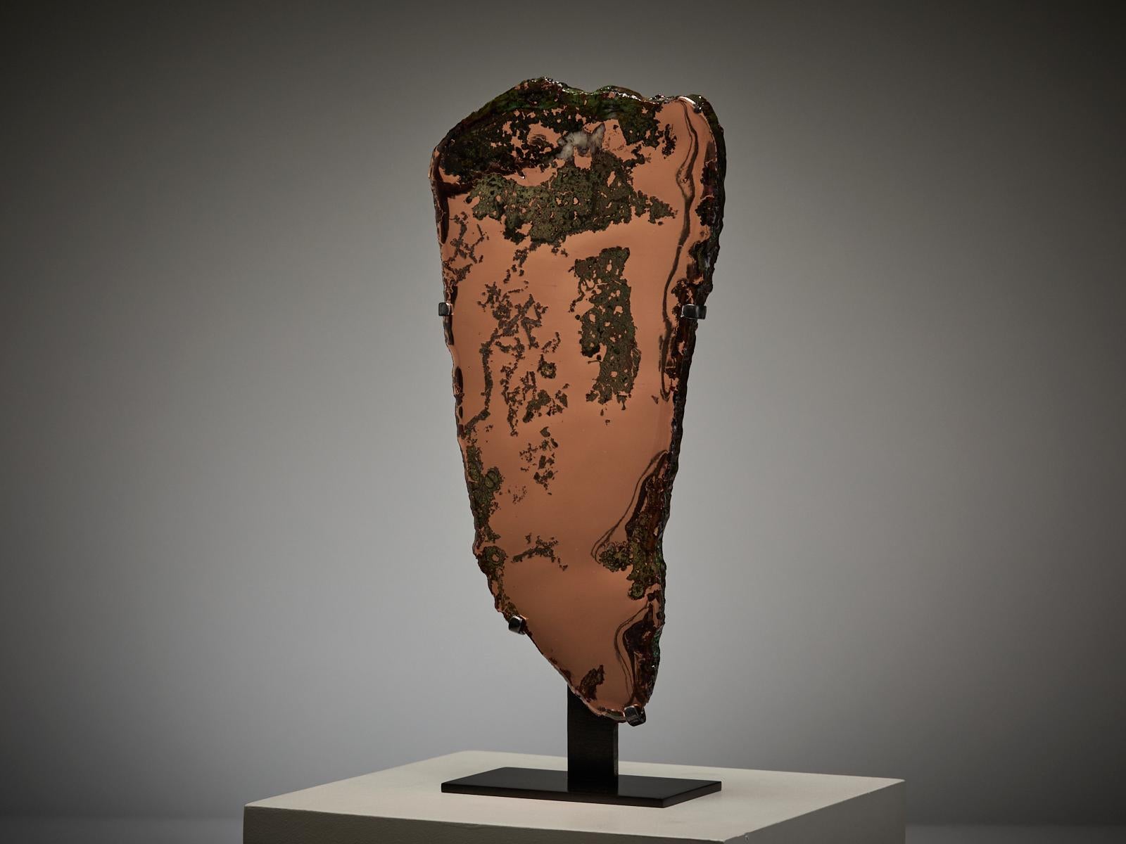 Crystal Native Copper Slice For Sale