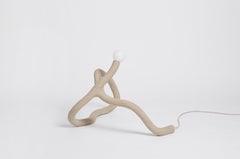 Native 02 Limited Edition Sand and Nylon Floor Lamp by Hot Wire Extensions