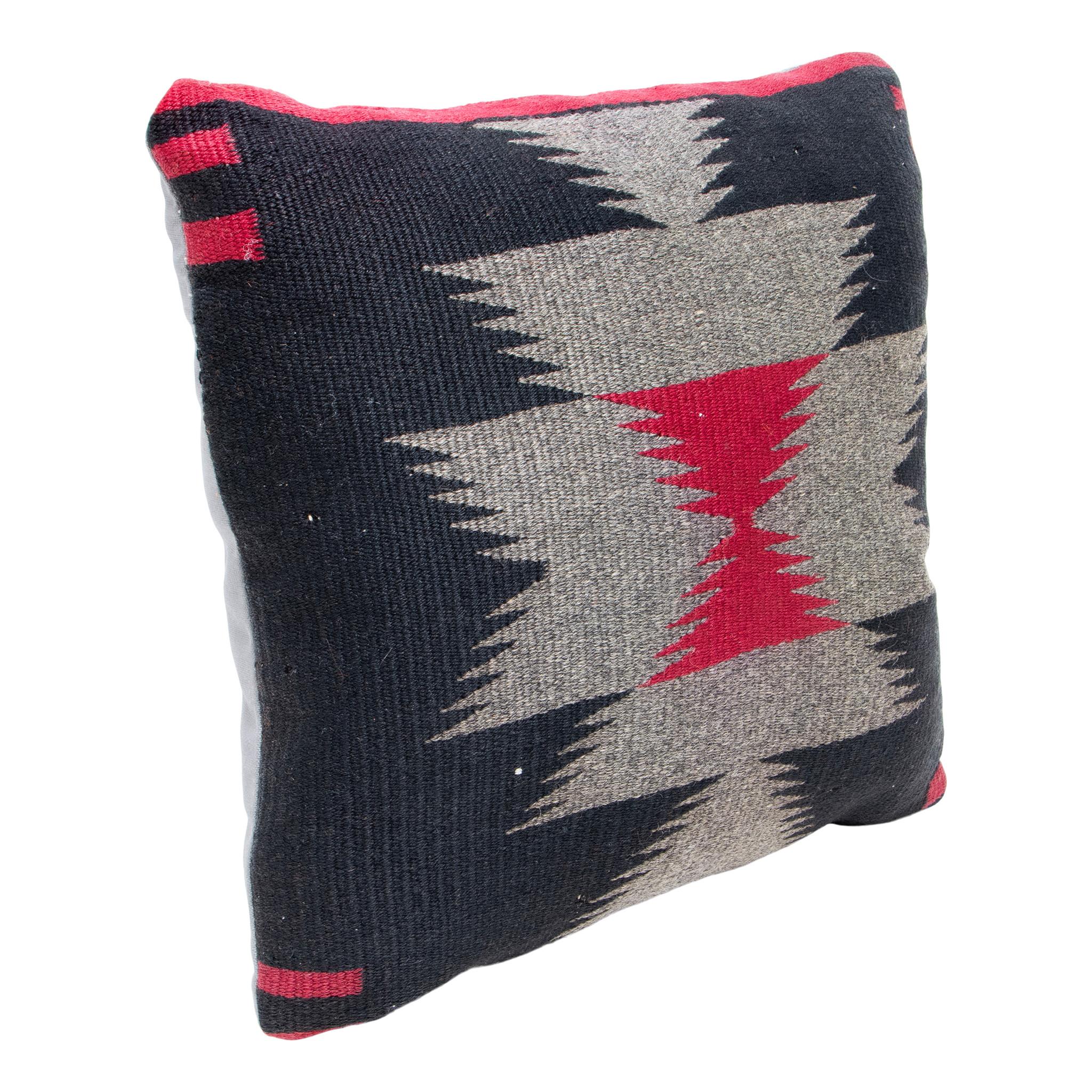 Hand-Woven Native Lodge Pillow For Sale