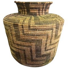 Native North American Pima Tribe Handwoven 19th Century Basket