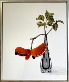 Native Peanut Flower #3 in Vase oil painting 2024 by Tarn McLean