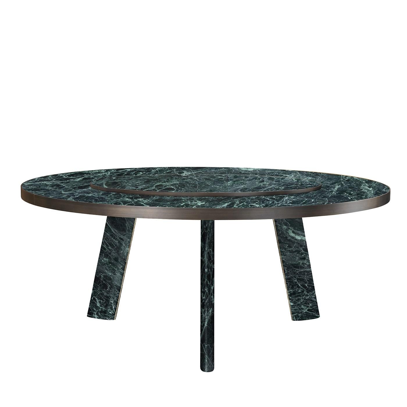 Native Verde Alpi Round Dining Table by Stefano Giovannoni For Sale