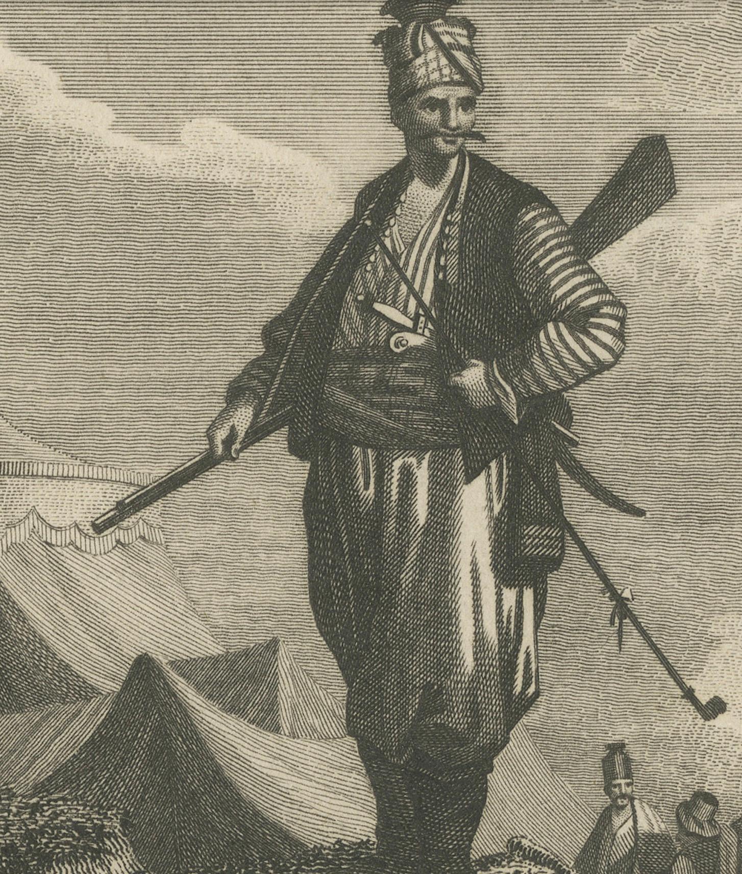 Natives Of Caria, A Province Of Anatolia In Turkey In Asia, 1801 In Good Condition For Sale In Langweer, NL