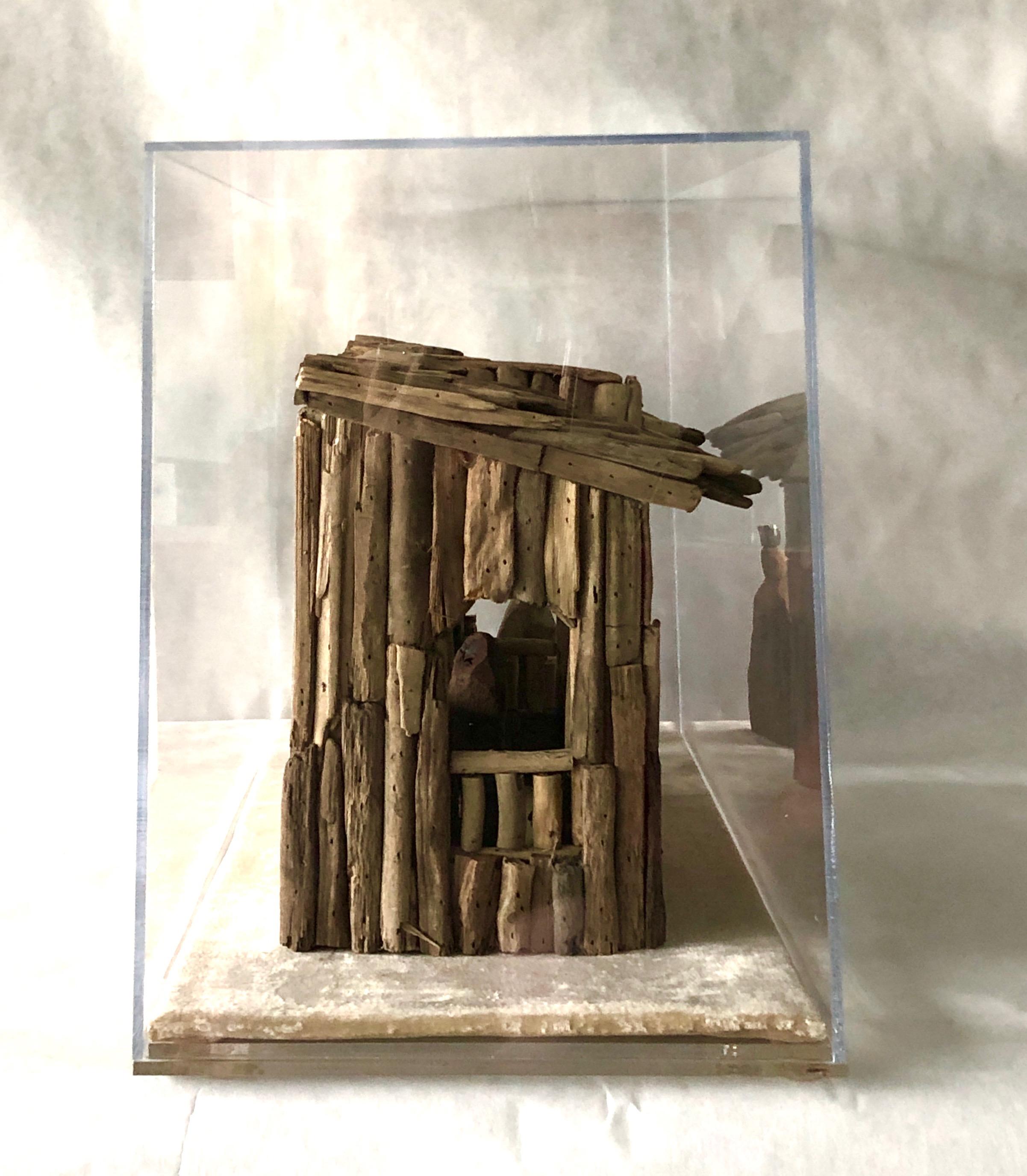 lucite nativity scene