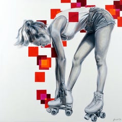 Stuckpixel I, Painting, Oil on Canvas