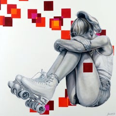 Stuckpixel II, Painting, Oil on Canvas