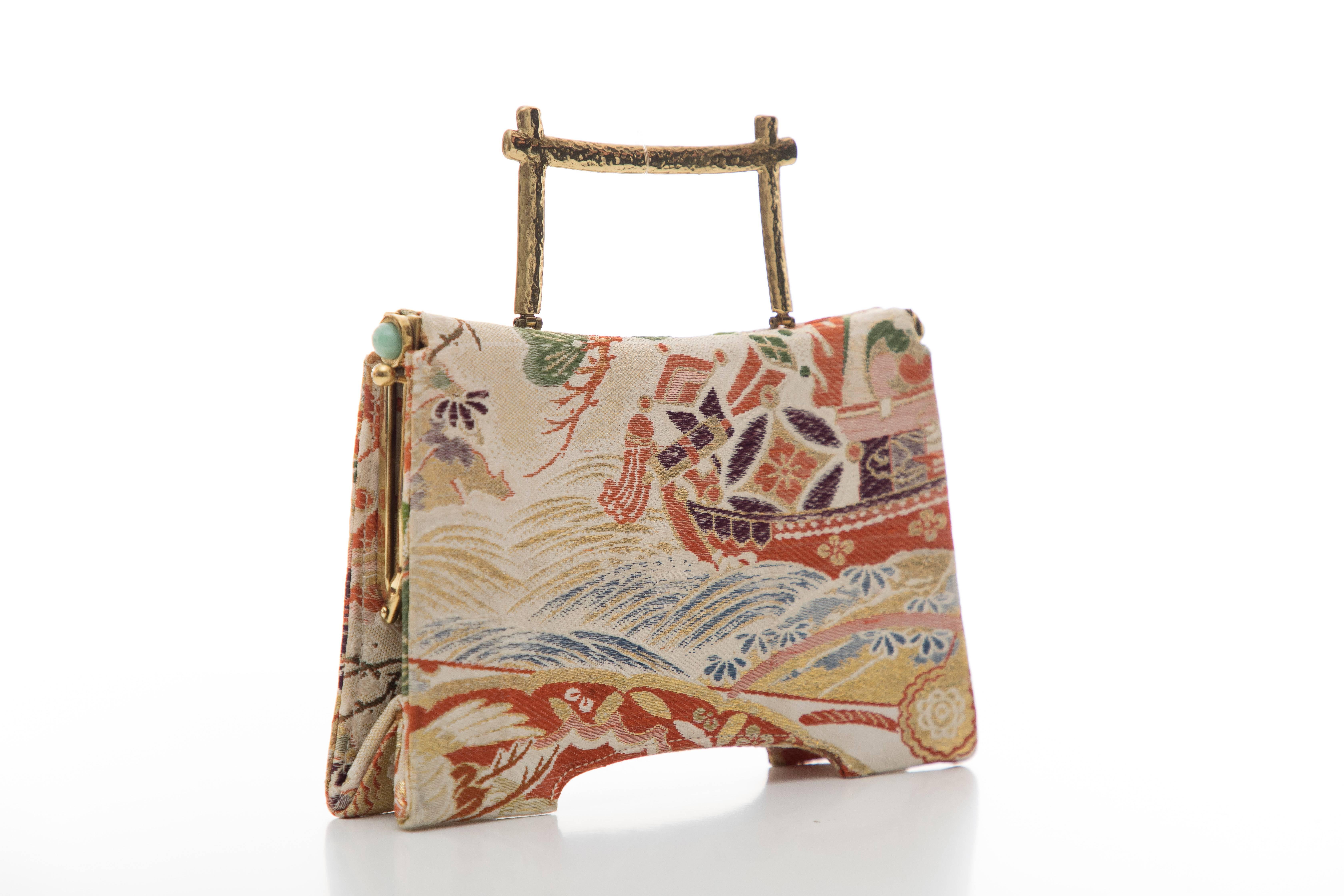 Natori Jacquard Woven Evening Bag 1