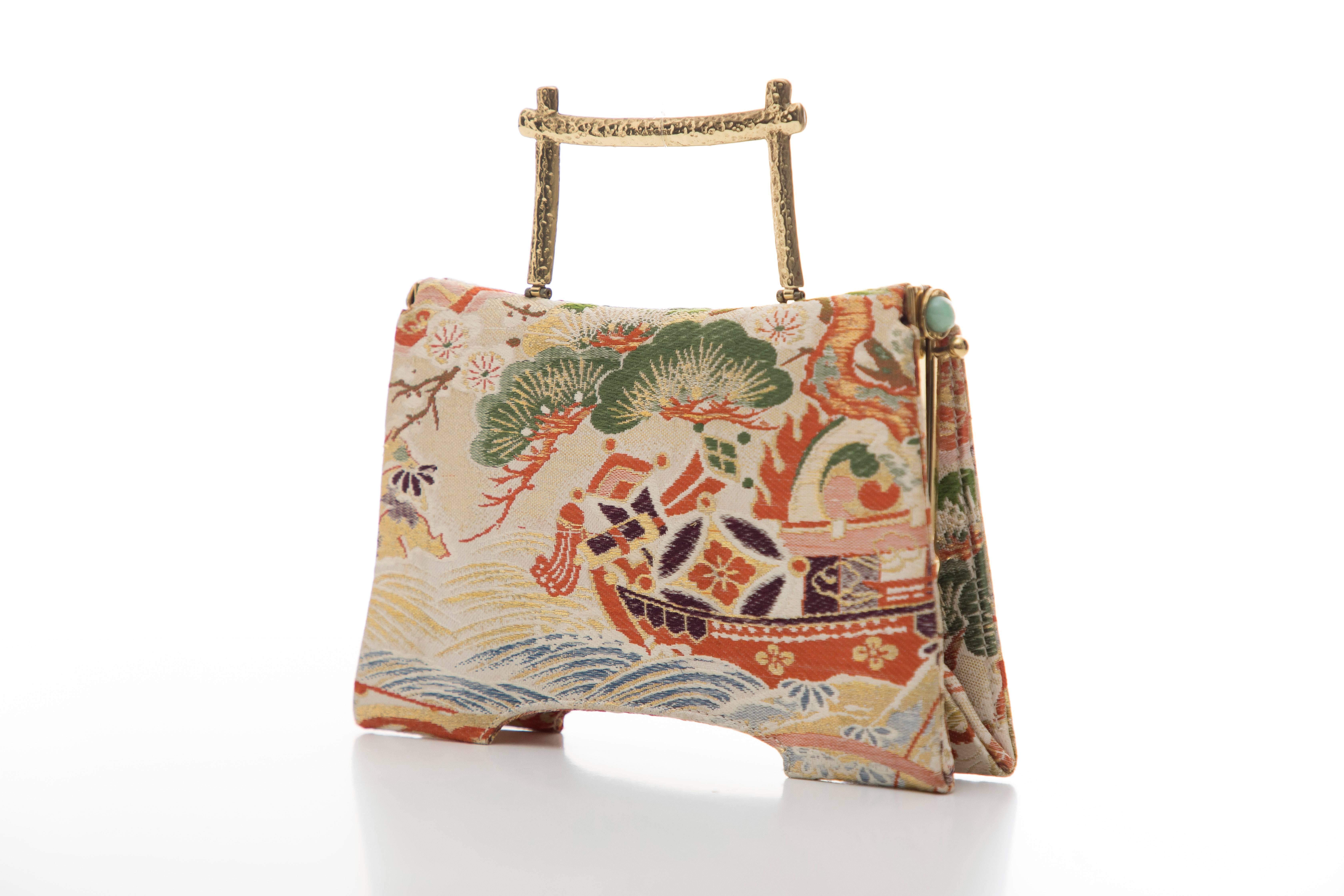 Natori Jacquard Woven Evening Bag 3