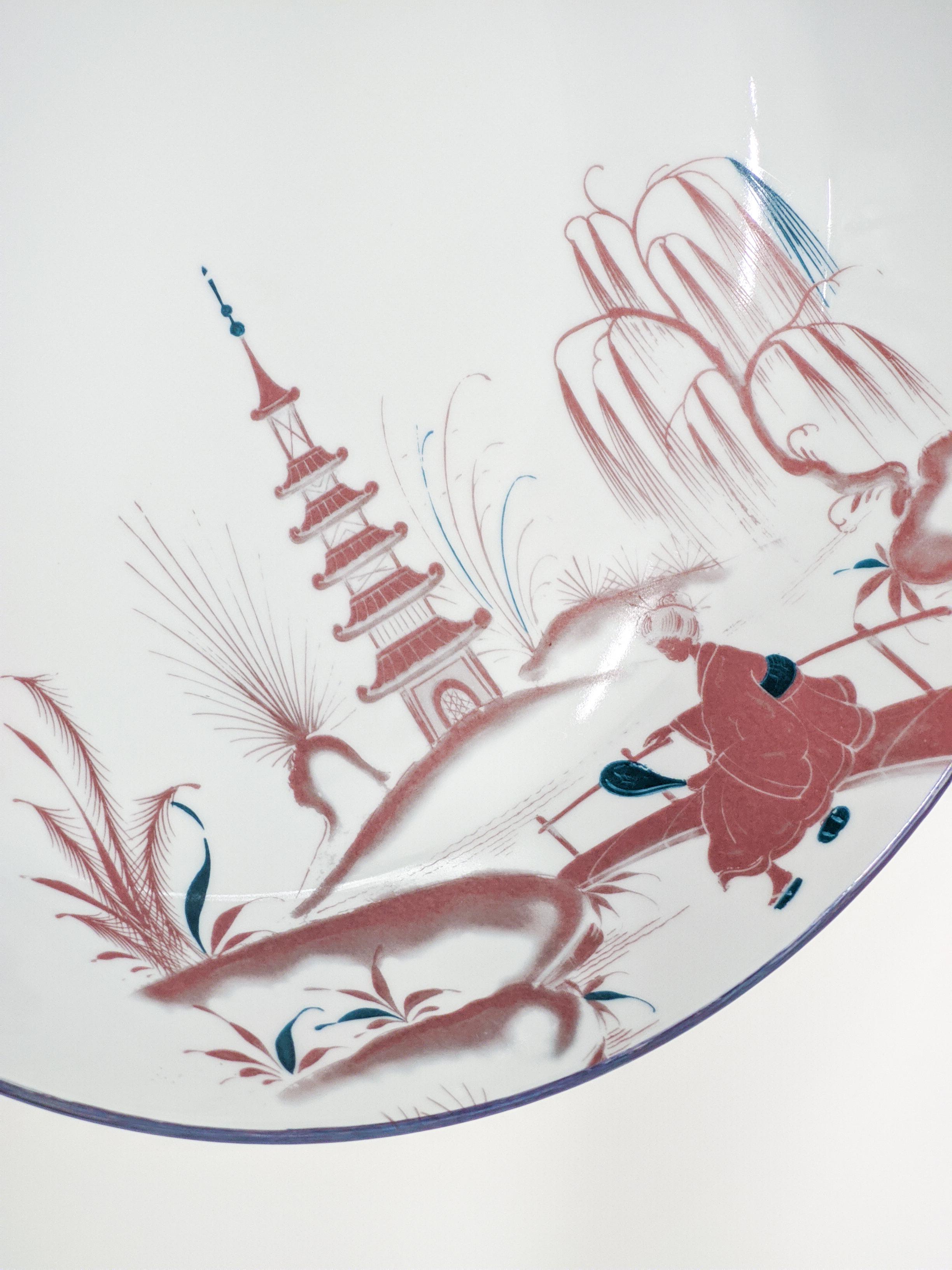 Natsumi, Contemporary Decorated Porcelain Bowl Design by Vito Nesta  In New Condition For Sale In Milano, Lombardia