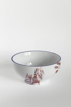 Natsumi, Sei ciotole in porcellana contemporanea con design decorativo