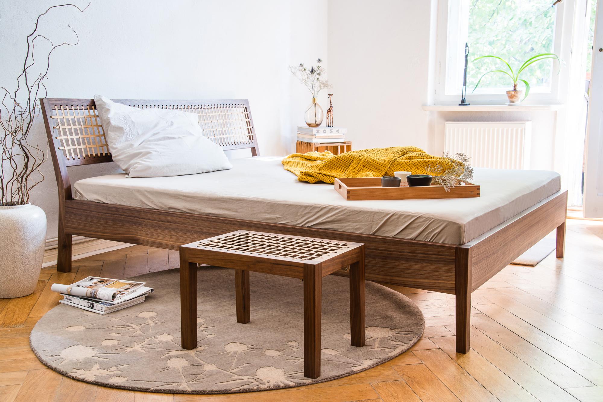 Post-Modern Natú Bed by Frau Caze For Sale