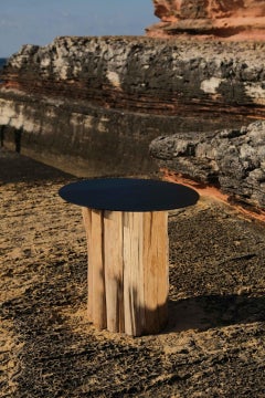 Natur Round Table, Natural Wood Body Leg