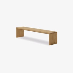 Natura 2 Solid Wood Bench, Designed by C.R. & S, Made in Italy