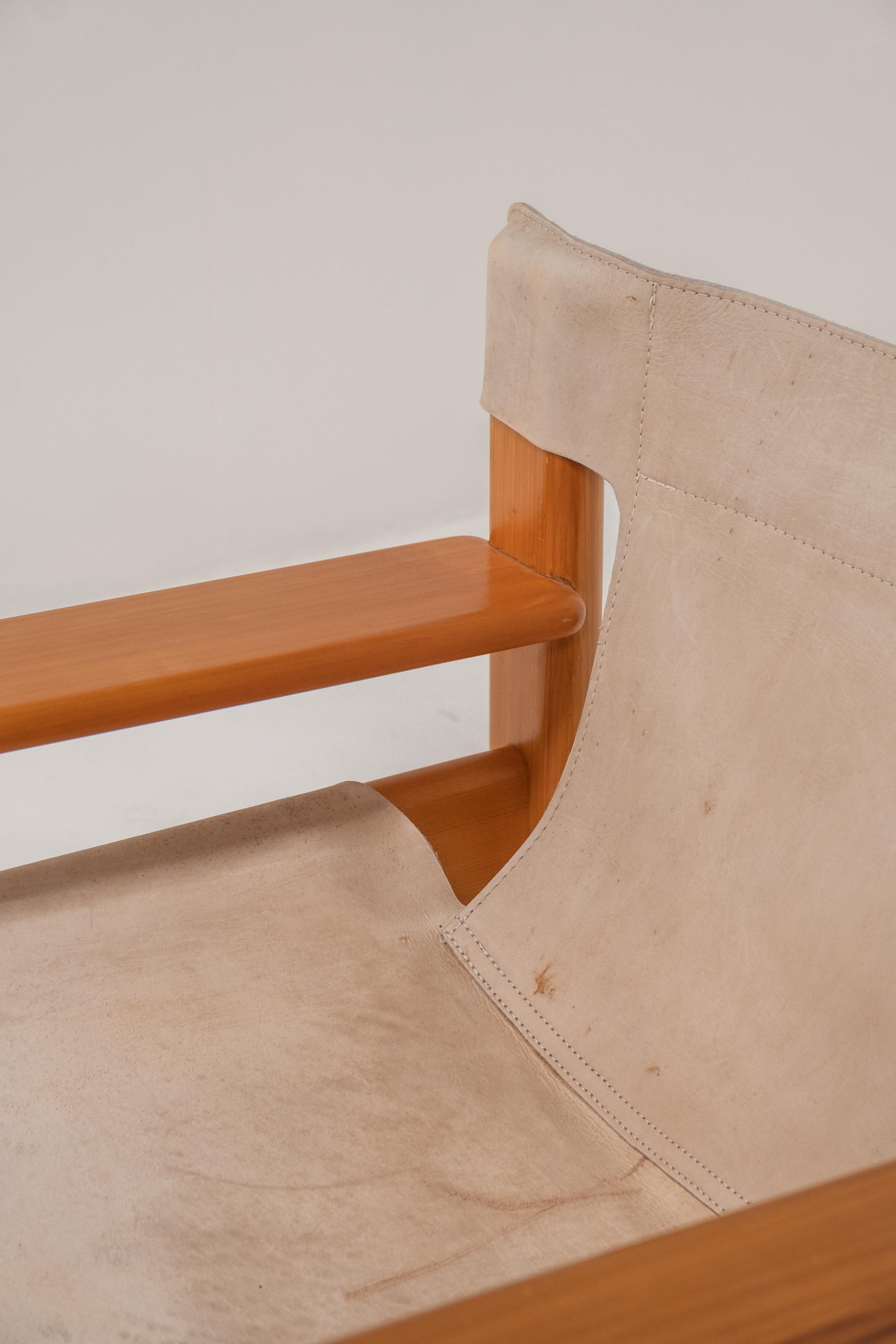 Natura Armlehnstuhl von Karin Meubrin für Ikea 1970s (Leder) im Angebot