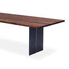 Natura Squared Wood Dining Table, Designed by C.R. & S, Made in Italy
