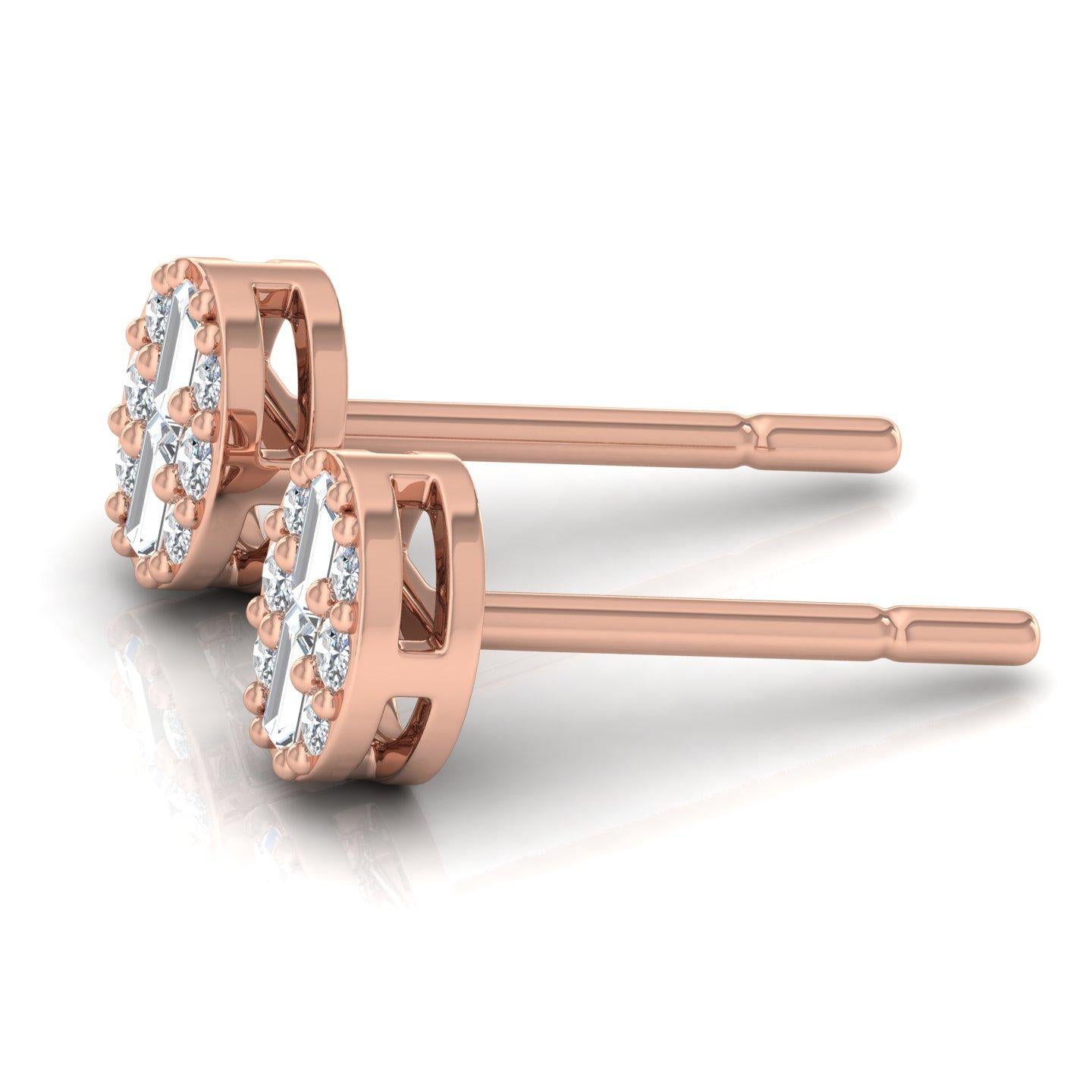 Cast from 18-karat gold, these exquisite earrings are handset with 0.20 carats of sparkling diamonds.

FOLLOW SPECTRUM JEWELS storefront to view the latest collection & exclusive pieces. Spectrum Jewels is proudly rated as a Top Seller on 1stdibs