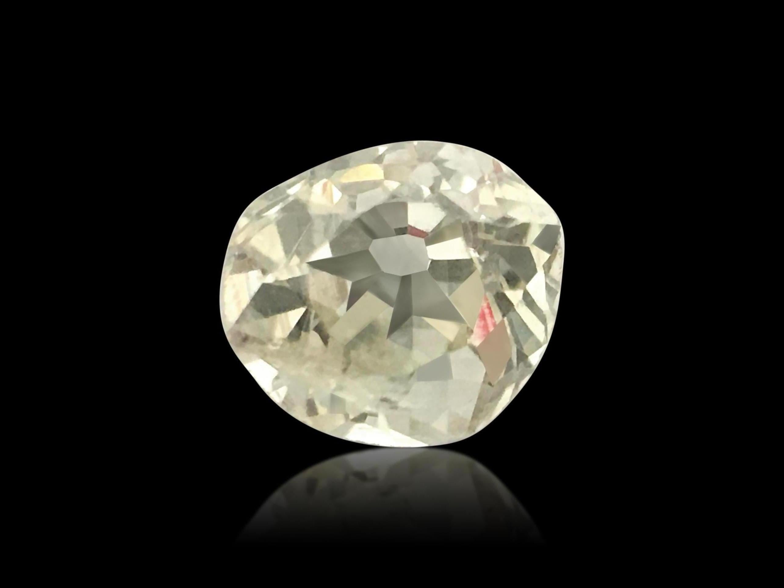 Late Victorian Natural 0.20ct Round Victorian Era Old Miner Loose Diamond For Sale