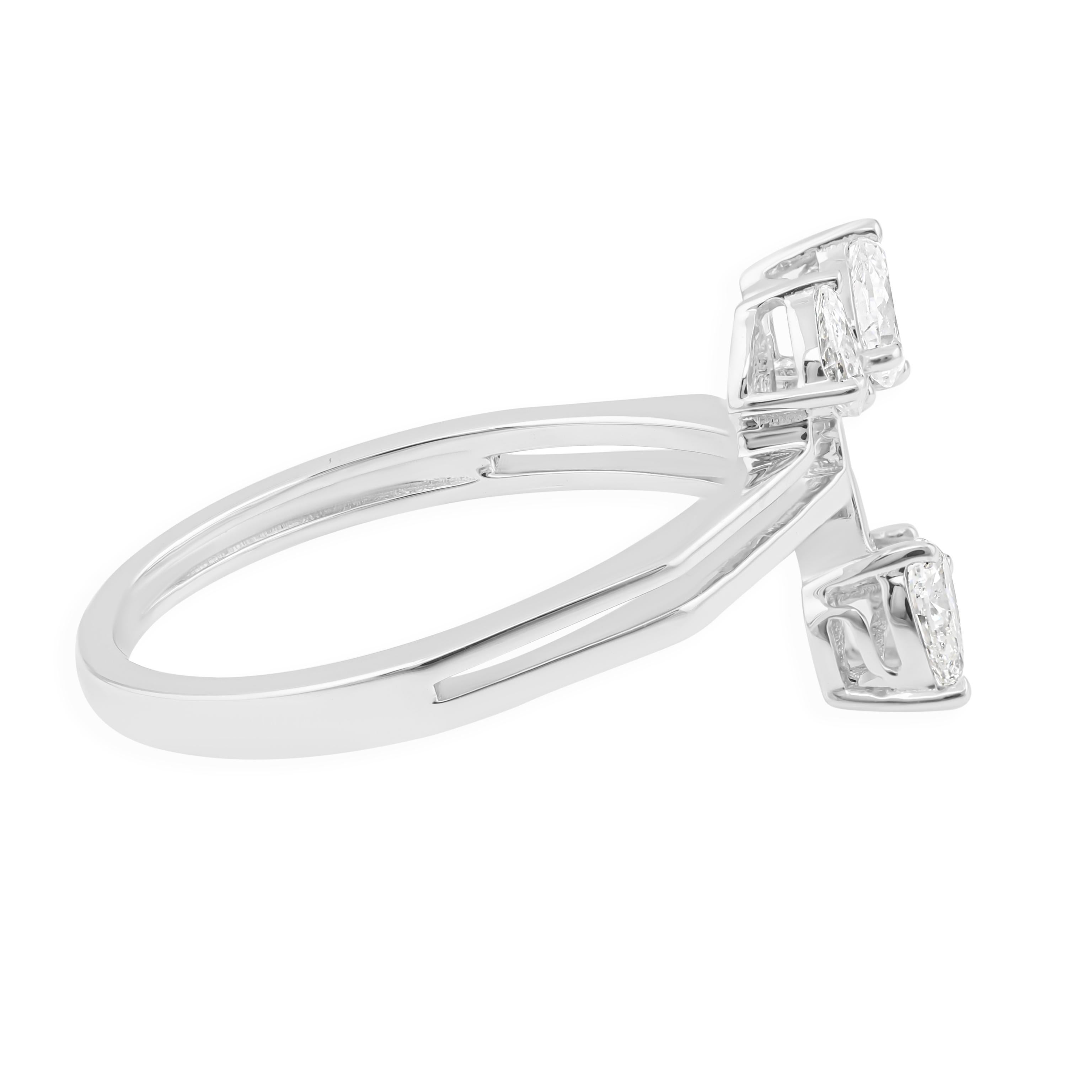 Cast from 18-karat gold, these exquisite ring is handset with 0.3 carats of sparkling diamonds.

FOLLOW SPECTRUM JEWELS storefront to view the latest collection & exclusive pieces. Spectrum Jewels is proudly rated as a Top Seller on 1stdibs with 5