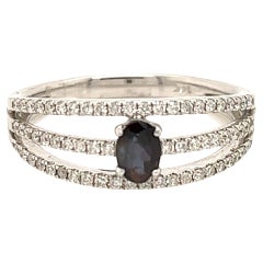 Natürlicher 0,34 Karat brasilianischer Alexandrit & Diamant Vintage-Ring