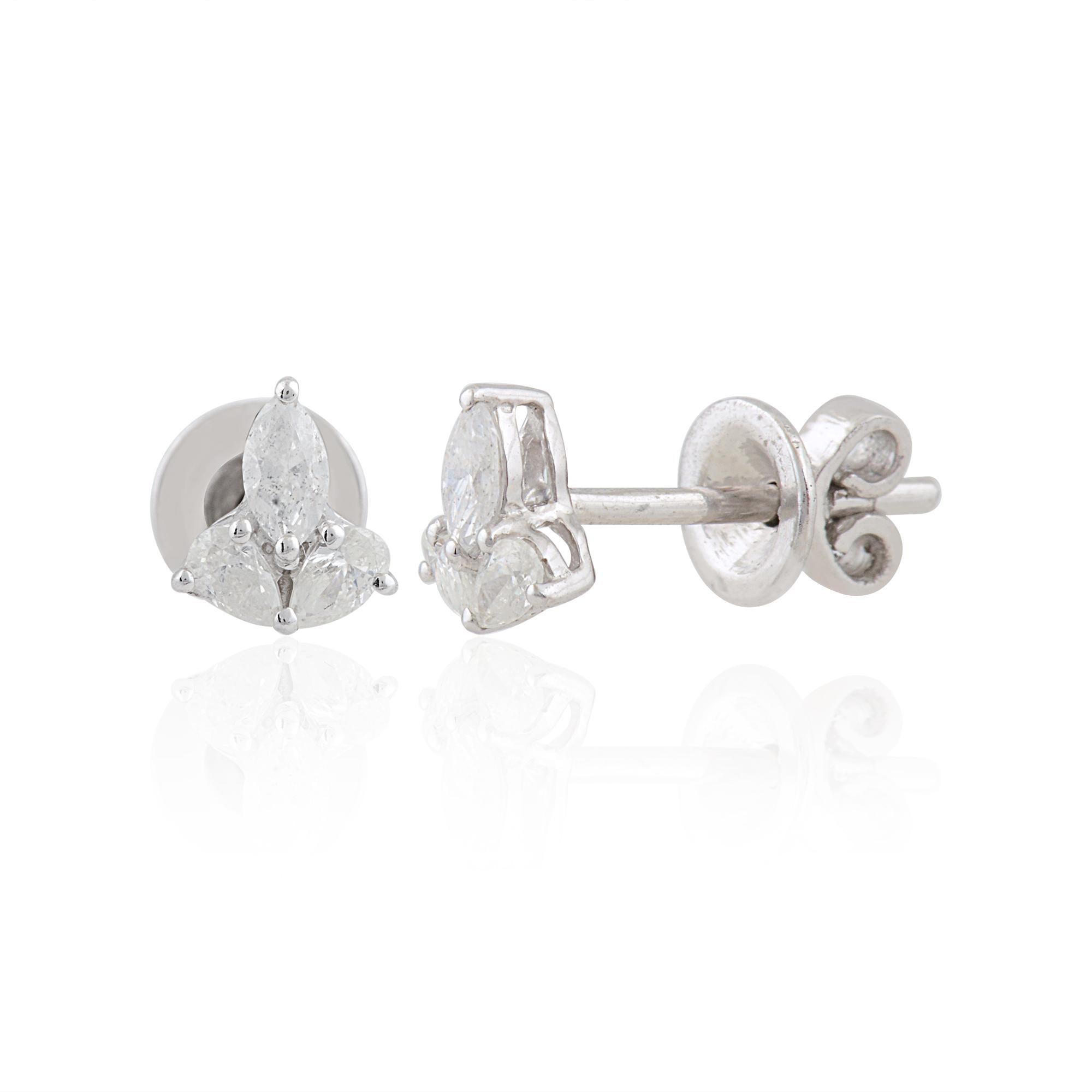 Cast from 10-karat gold, these exquisite earrings are handset with 0.35 carats of sparkling diamonds.

The ring is a size 7 US and may be resized to larger or smaller upon request. FOLLOW SPECTRUM JEWELS storefront to view the latest collection &