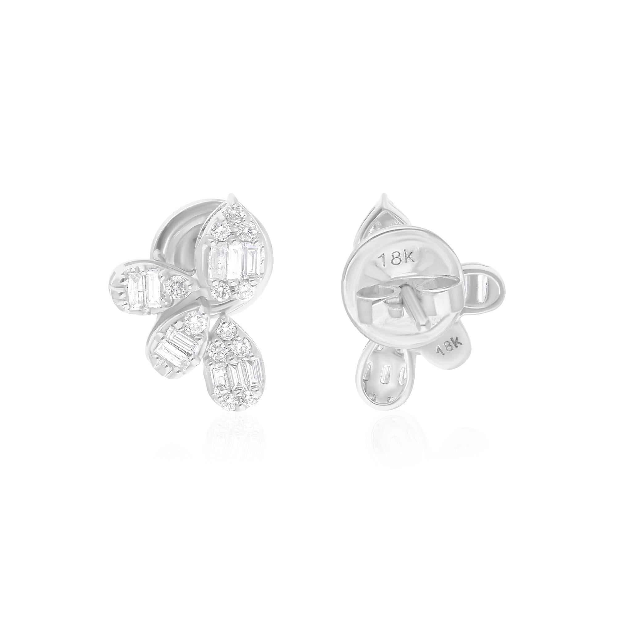 Cast from 18-karat gold, these exquisite earrings are handset with 0.43 carats of sparkling diamonds.

FOLLOW SPECTRUM JEWELS storefront to view the latest collection & exclusive pieces. Spectrum Jewels is proudly rated as a Top Seller on 1stdibs