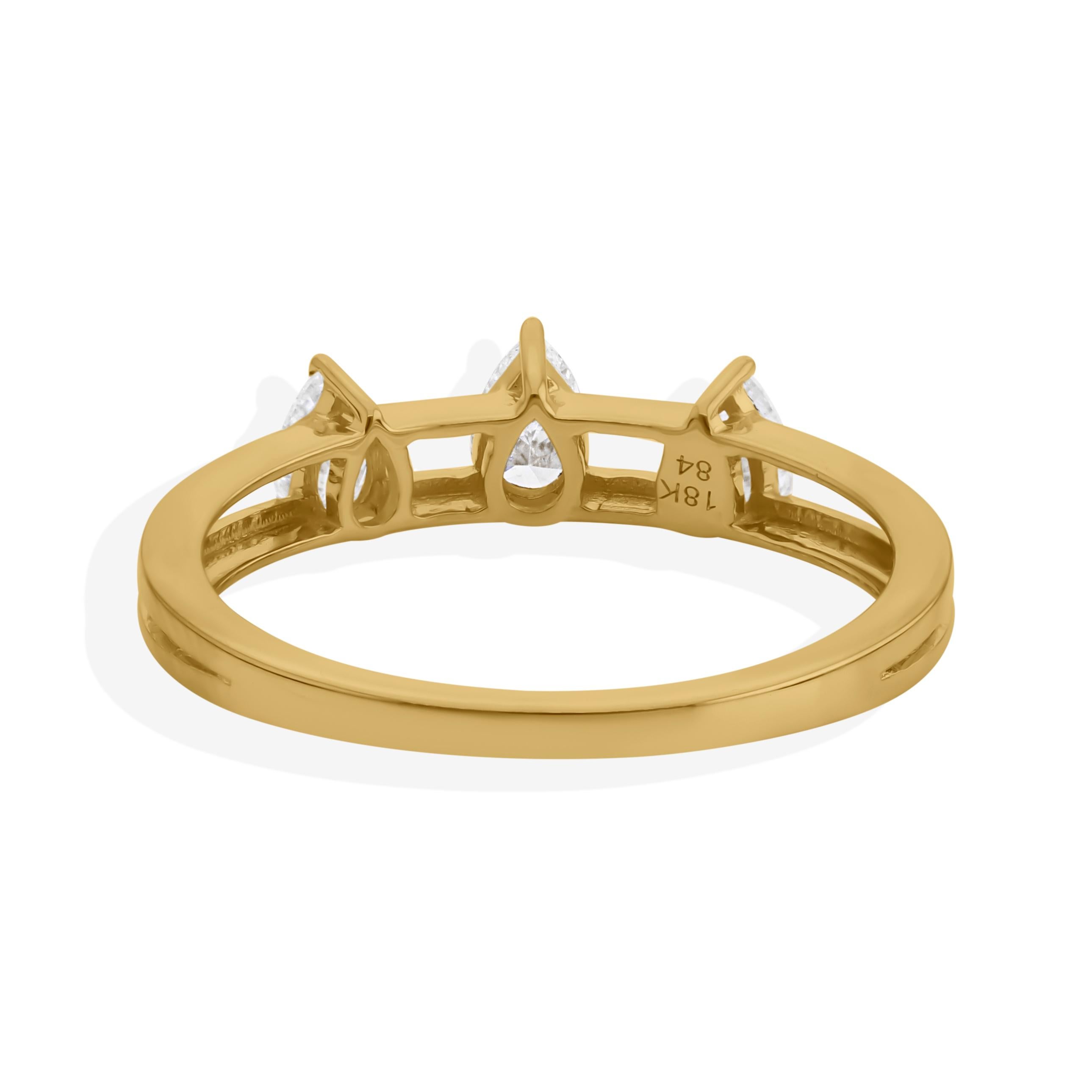 This ring has been meticulously crafted from 18-karat gold and handset with 0.47 carats of sparkling diamonds.

FOLLOW SPECTRUM JEWELS storefront to view the latest collection & exclusive pieces. Spectrum Jewels is proudly rated as a Top Seller on