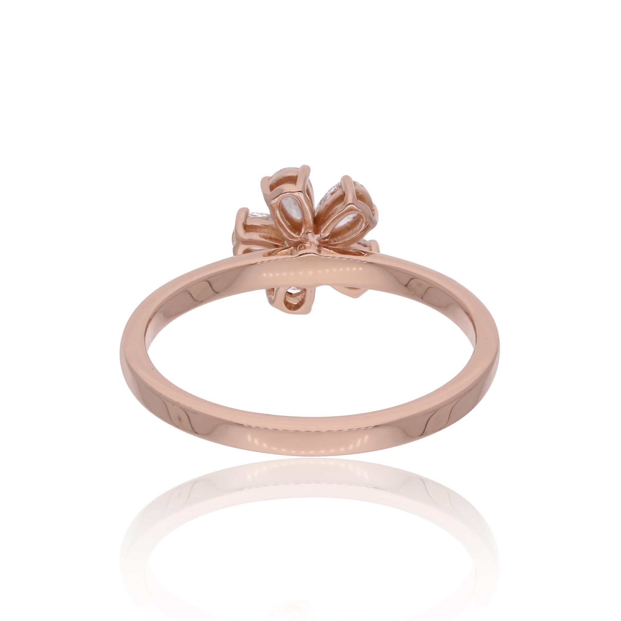 Dieser exquisite Ring ist aus 14-karätigem Gold gegossen und mit 0,50 Karat funkelnden Diamanten besetzt.

Der Ring hat die Größe 7 US und kann auf Anfrage größer oder kleiner gemacht werden. FOLLOW SPECTRUM JEWELS Storefront, um die neueste