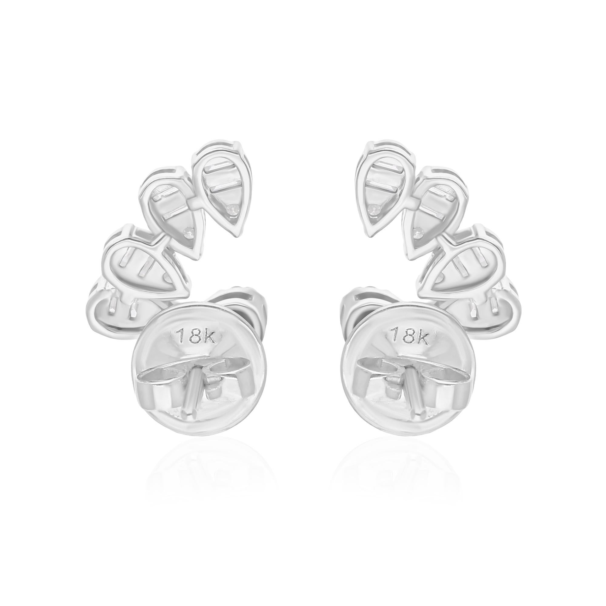 Cast from 14-karat gold, these exquisite earrings are handset with 0.50 carats of sparkling diamonds.

FOLLOW SPECTRUM JEWELS storefront to view the latest collection & exclusive pieces. Spectrum Jewels is proudly rated as a Top Seller on 1stdibs
