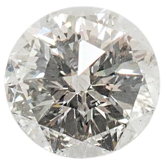 Natural 0.61ct Gia I SI2 Round Novelty Cut Loose Diamond