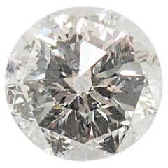 Natural 0.61ct Gia I SI2 Round Novelty Cut Loose Diamond