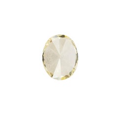 Diamante suelto Gia Fancy Amarillo VVS2 Ovalado Talla Brillante Natural 0,62ct