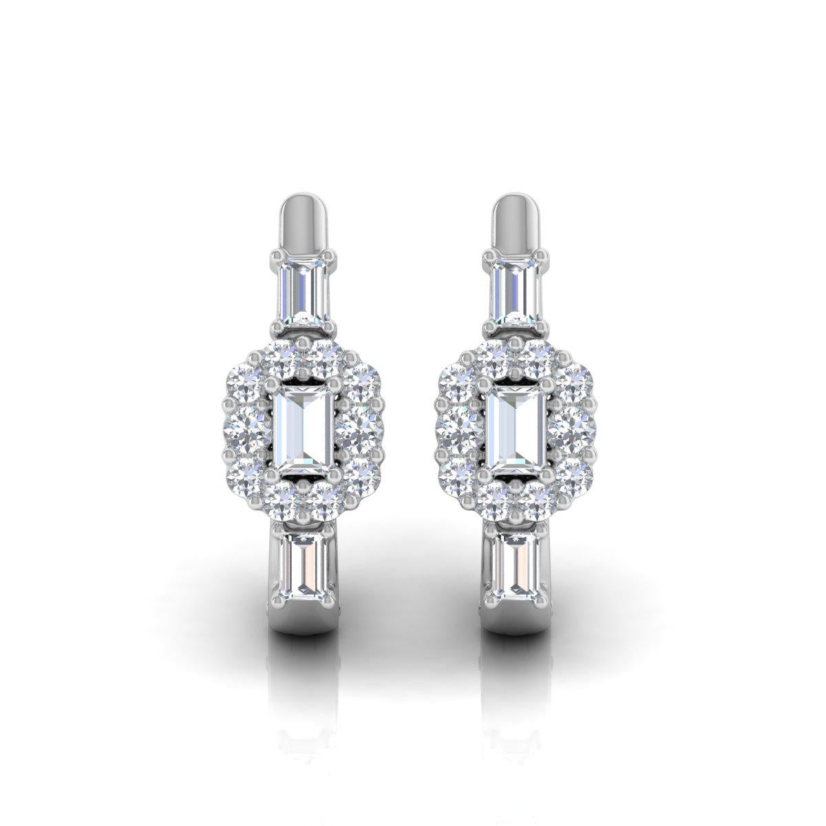 Cast from 18-karat gold, these exquisite earrings are handset with 0.65 carats of sparkling diamonds.

FOLLOW SPECTRUM JEWELS storefront to view the latest collection & exclusive pieces. Spectrum Jewels is proudly rated as a Top Seller on 1stdibs