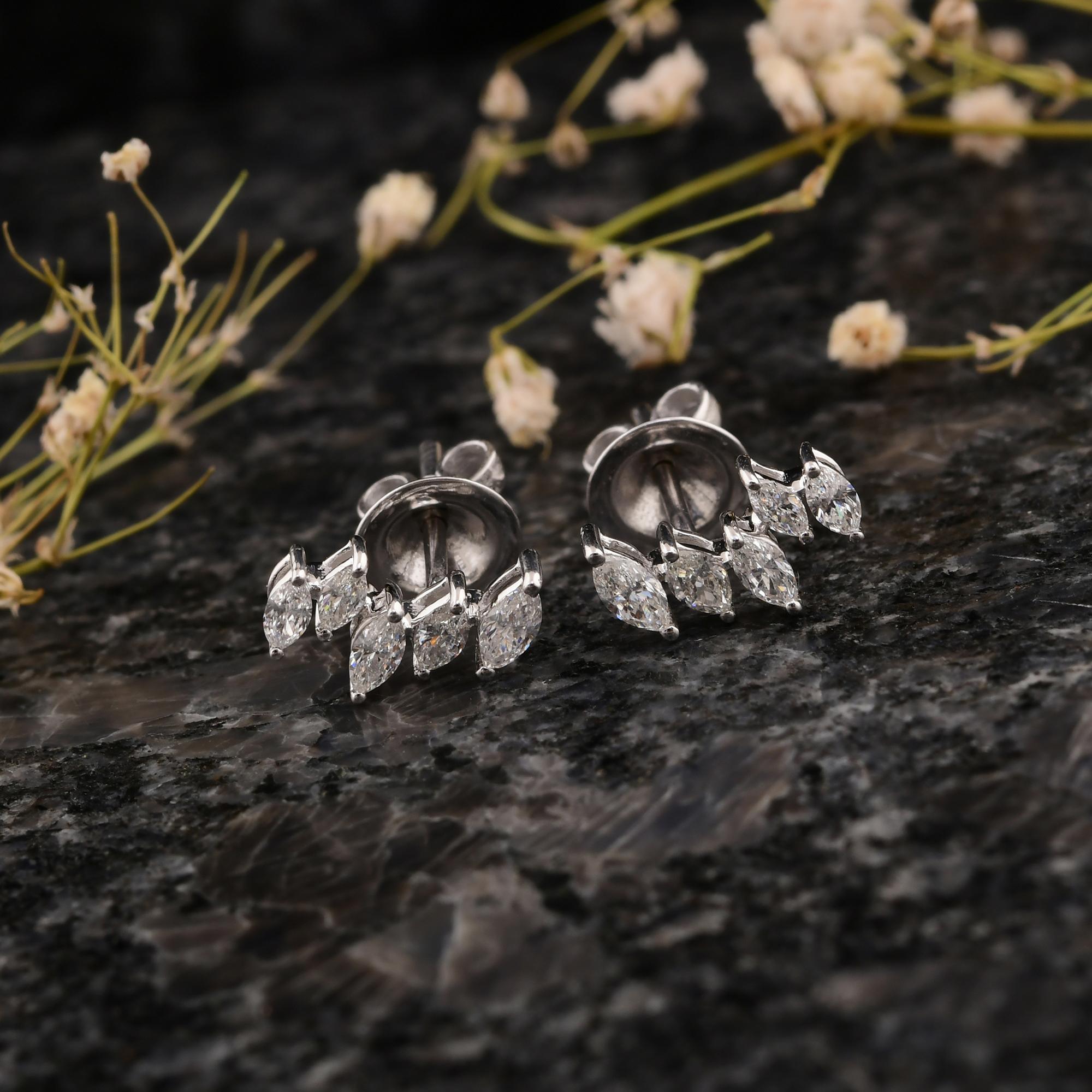 Cast from 14-karat gold, these exquisite earrings are handset with 0.68 carats of sparkling diamonds.

FOLLOW SPECTRUM JEWELS storefront to view the latest collection & exclusive pieces. Spectrum Jewels is proudly rated as a Top Seller on 1stdibs