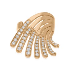 Nature 0.68 Carat SI/H Round Brilliant Cut Diamond Ring 14 Karat Yellow Gold