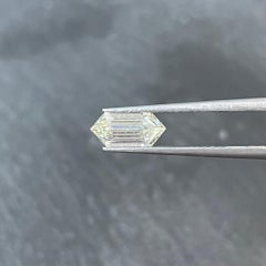 Natural 0.70 Carat H VS2 Hexagonal Diamond