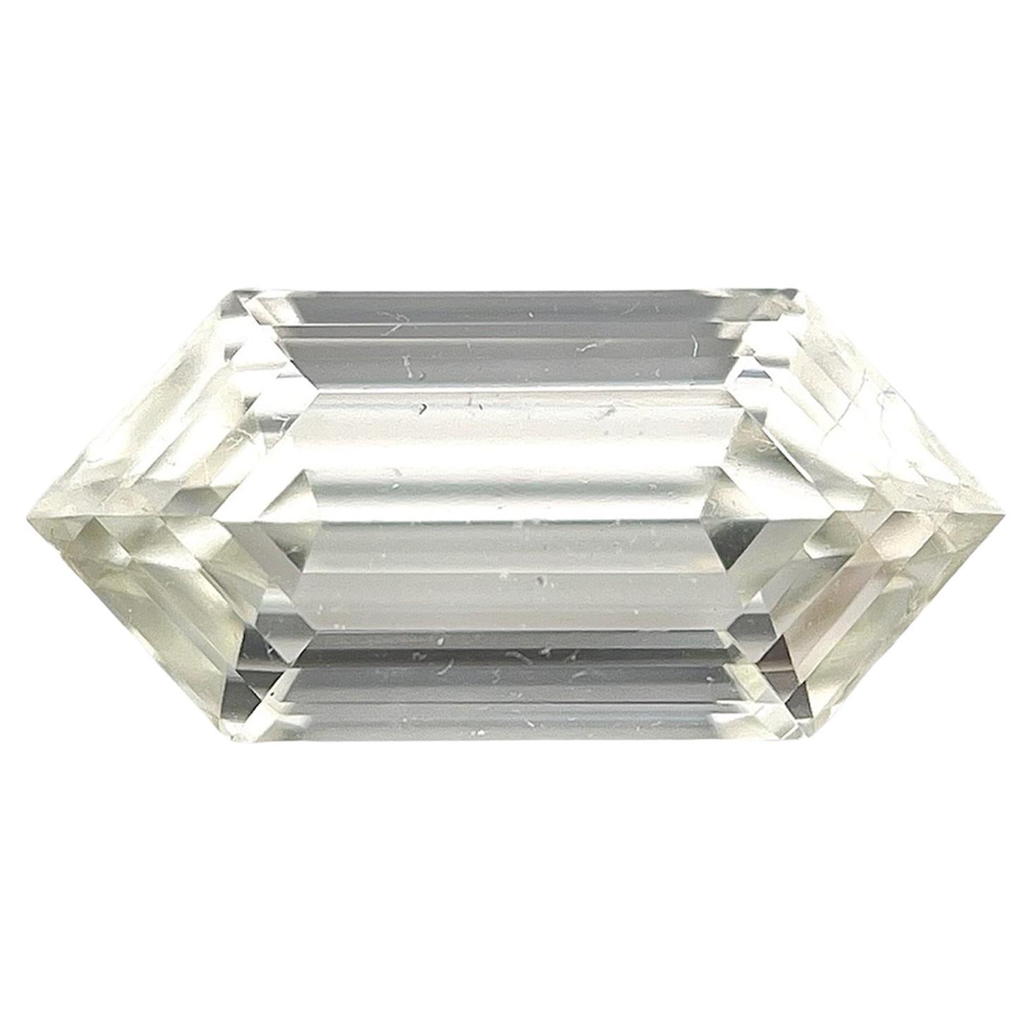 Natural 0.70 Carat H VS2 Hexagonal Diamond For Sale