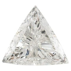Natural 0.75ct GIA G SI2 Triangular Cut Loose Diamond