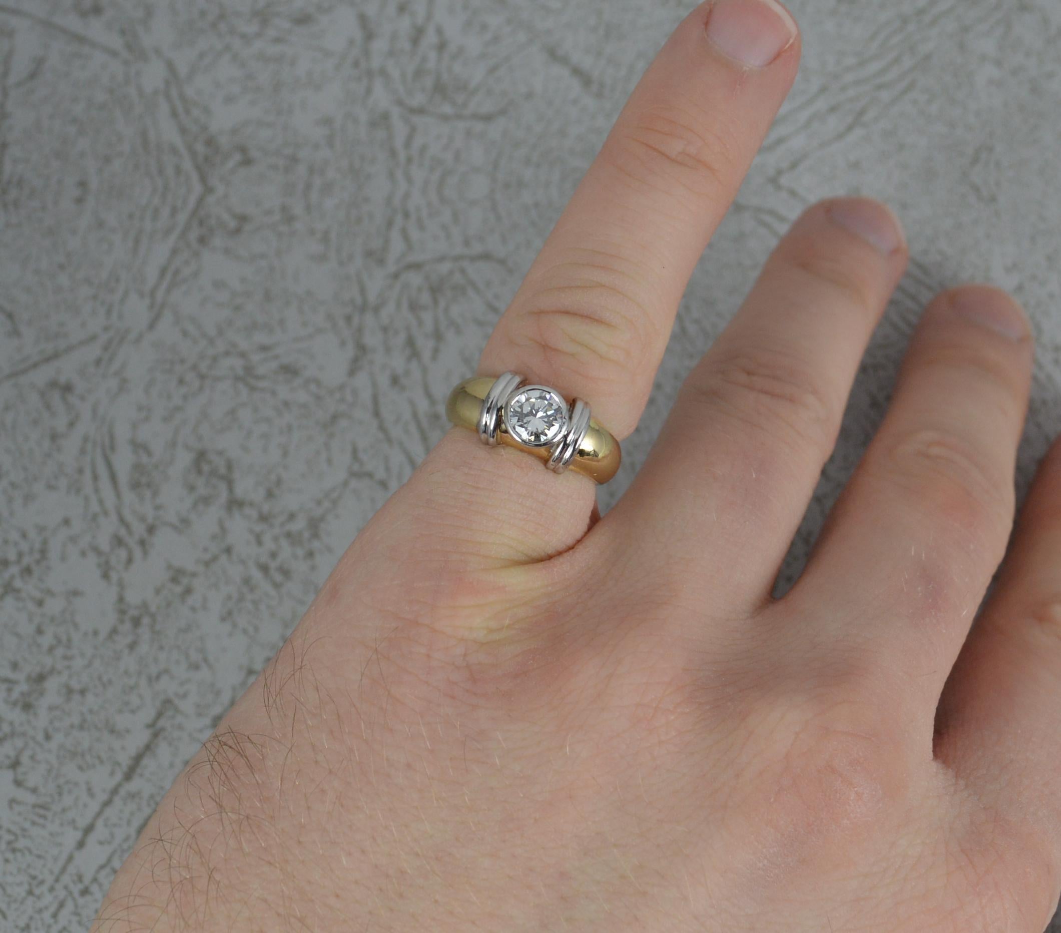 0.7 ct engagement ring