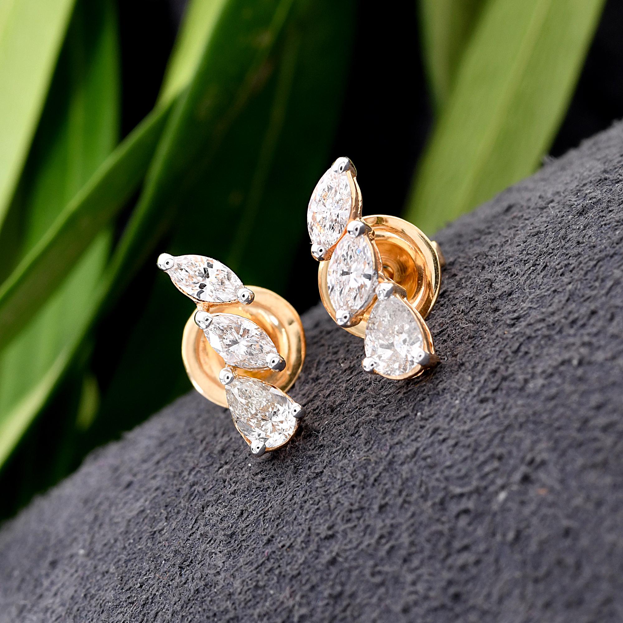 Artikel-Code :- SJEE-10062D
Bruttogewicht :- 2.43 gm
18k Gelbgold Gewicht :- 2,26 gm
Diamant Gewicht :- 0.85 Karat ( DURCHSCHNITTLICHE DIAMANTEN KLARHEIT SI1-SI2 & FARBE H-I )
Ohrringe Länge :- ca. 9 mm.
✦ Größenbestimmung
.....................
Wir