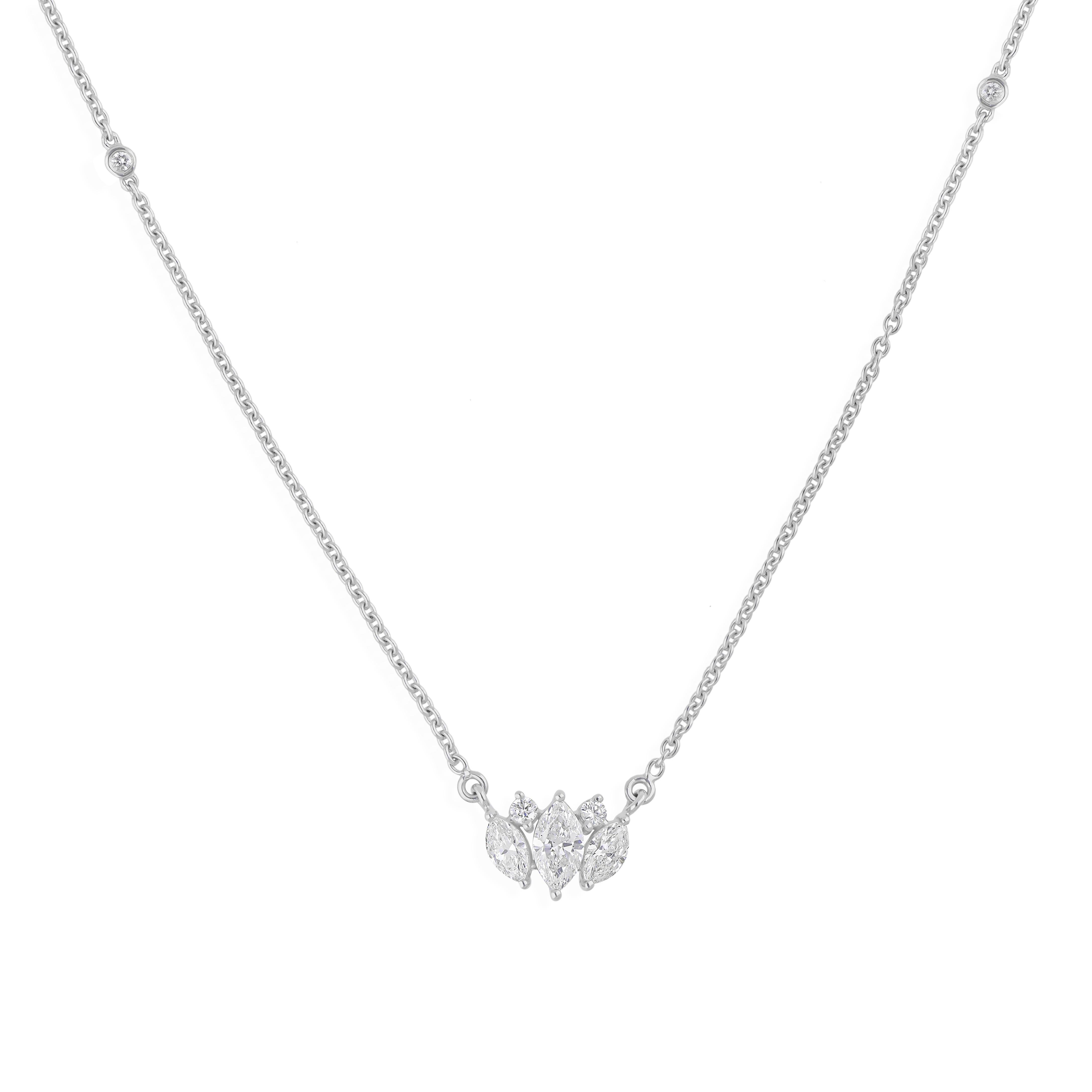 Fabriqué en or 18 carats, ce collier exquis est serti de 0,87 carats de diamants étincelants.

Suivez la vitrine de Spectrum Jewels pour découvrir la dernière collection et les pièces exclusives. Spectrum Jewels est fièrement classé parmi les