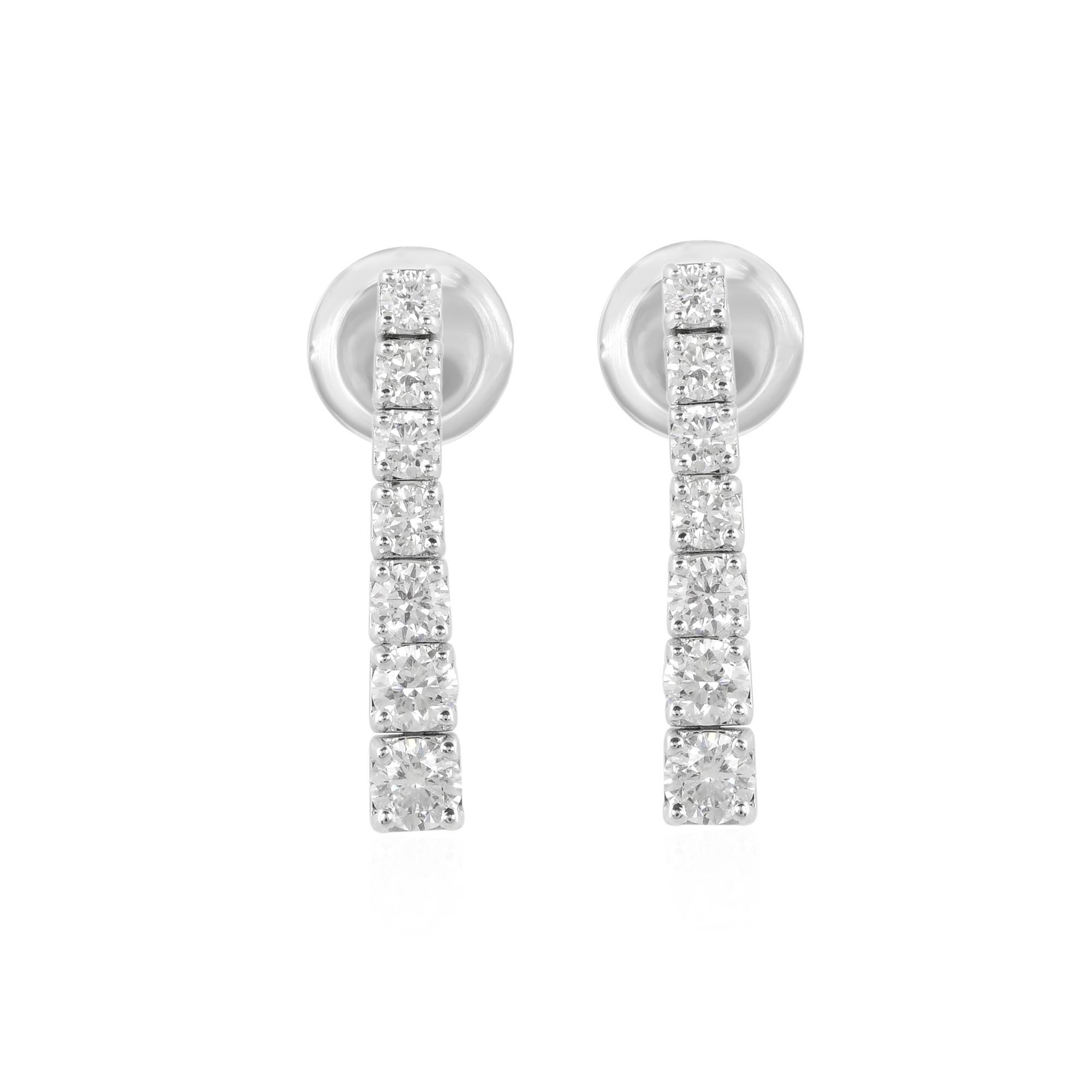 Cast from 18-karat gold, these exquisite earrings are handset with 0.92 carats of sparkling diamonds.

FOLLOW SPECTRUM JEWELS storefront to view the latest collection & exclusive pieces. Spectrum Jewels is proudly rated as a Top Seller on 1stdibs