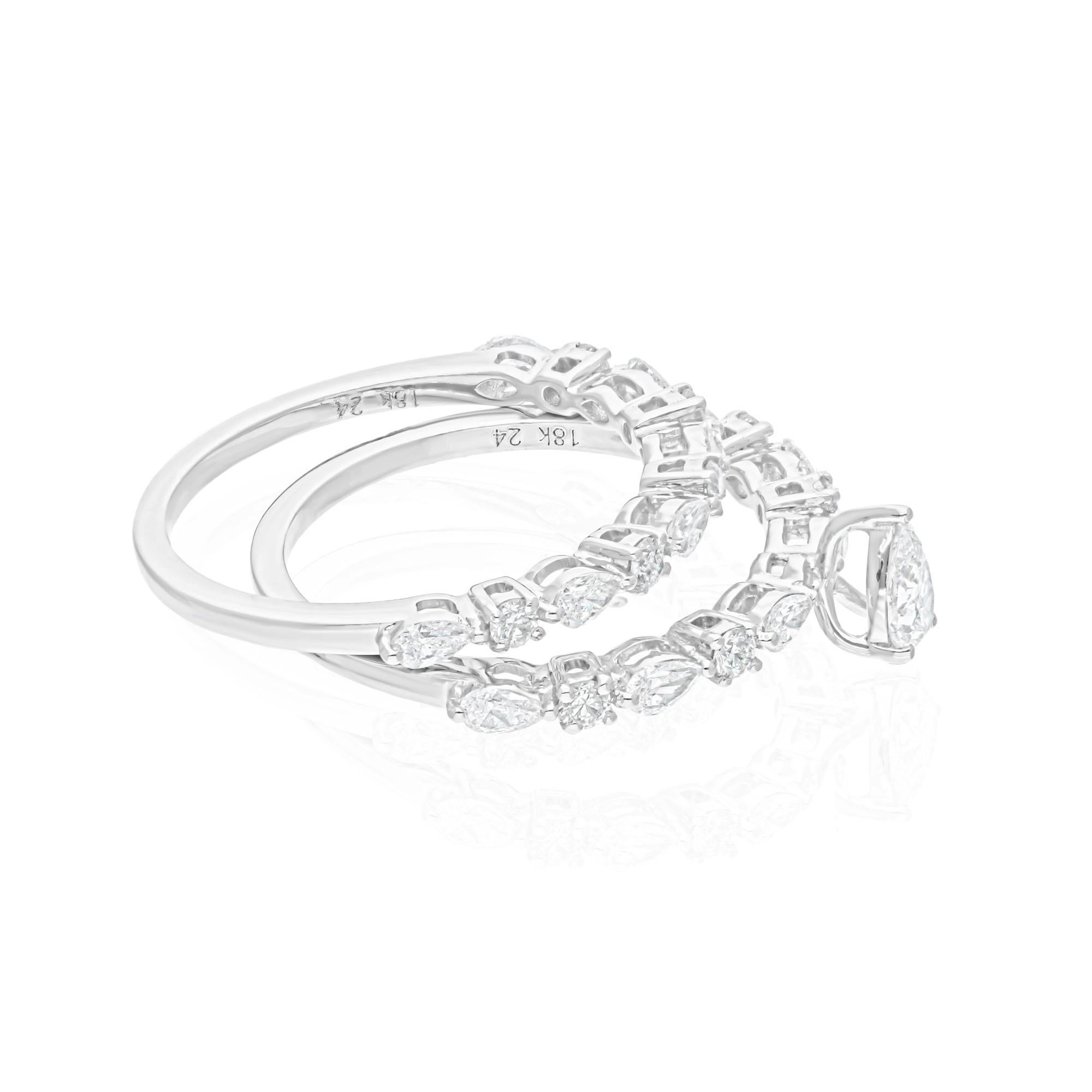 Cast from 18-karat gold, these exquisite ring is handset with 0.99 carats of sparkling diamonds.

FOLLOW SPECTRUM JEWELS storefront to view the latest collection & exclusive pieces. Spectrum Jewels is proudly rated as a Top Seller on 1stdibs with 5