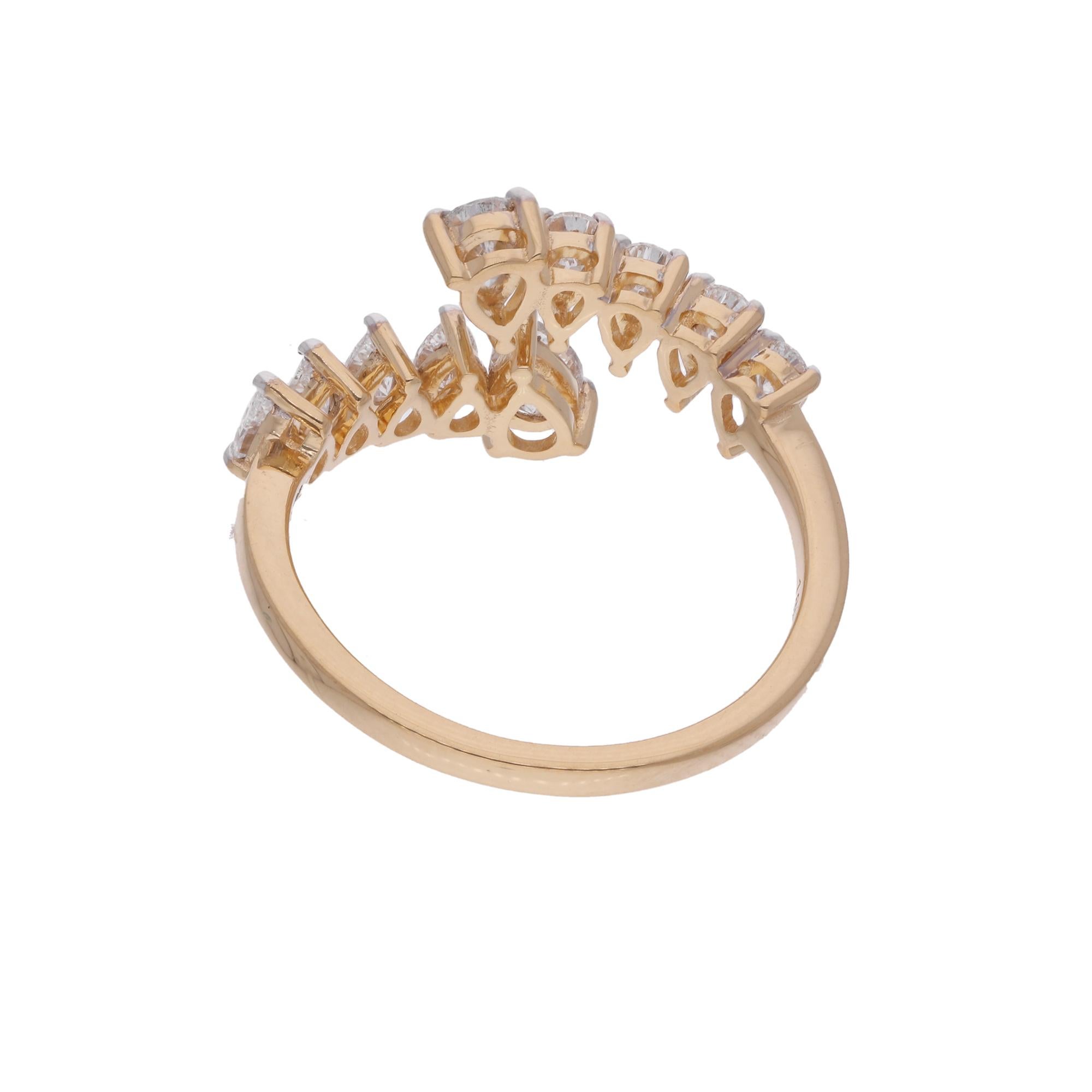 Stone :- Diamond
Diamond shape :- Pear
Treatment : Natural
Making : Handmade
Item Code:- SER-2847C
Gross Weight :- 2.68 gm approx
18k Yellow Gold Weight :- 2.48 ​gm approx
Diamond Weight :- 1.00 ct. approx (Si Clarity Hi Color Certified